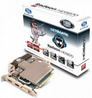 Sapphire radeon HD 5670 Ultimate edition